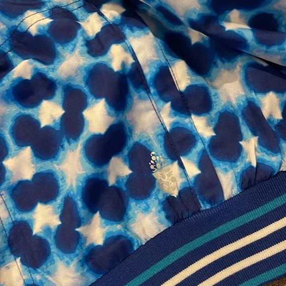 NWT!! Free People - Top Seed Printed Tennis Jacket - Indigo Combo - Picture 5 of 8